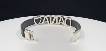 Lederen armband magneetslot